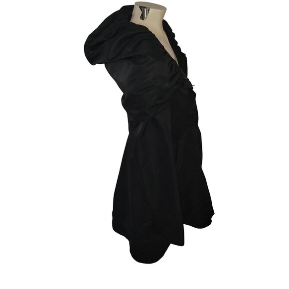 Prairie Underground Black Organic Cotton Hooded Jacket With Zipper &‎ Pockets S - Picture 6 of 10